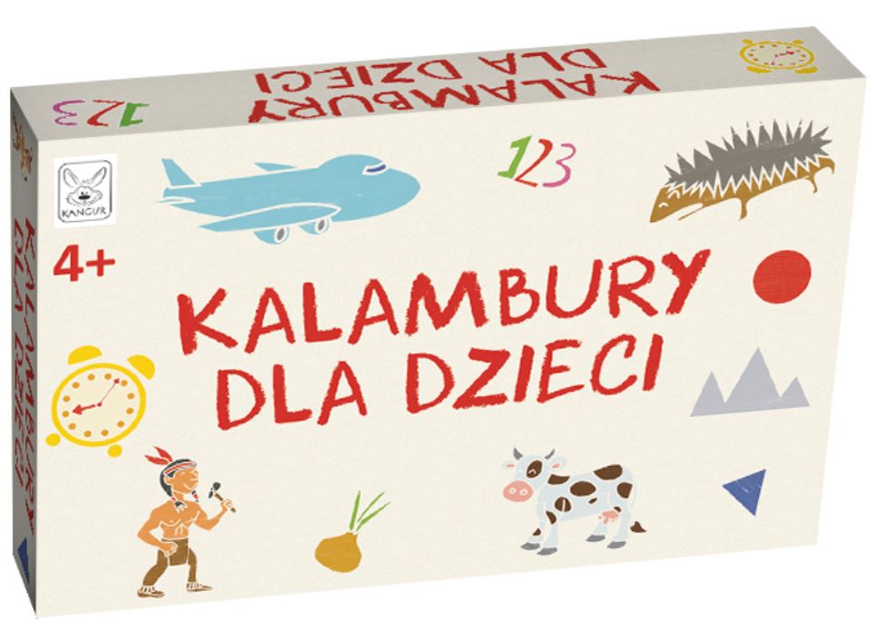 Gra Kalambury dla dzieci Kangur z 216 obrazkowymi hasłami