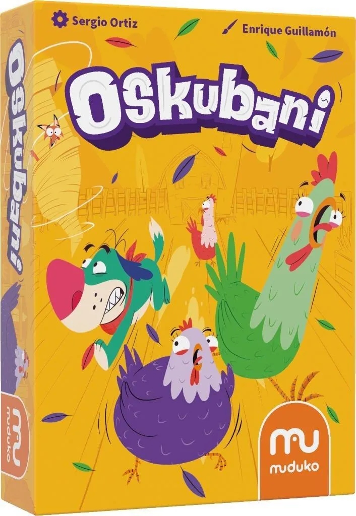 Gra karciana Oskubani Muduko - pudełko