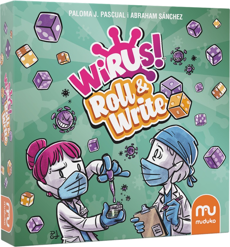 Wirus! Roll & Write Muduko - kości i karty w zestawie