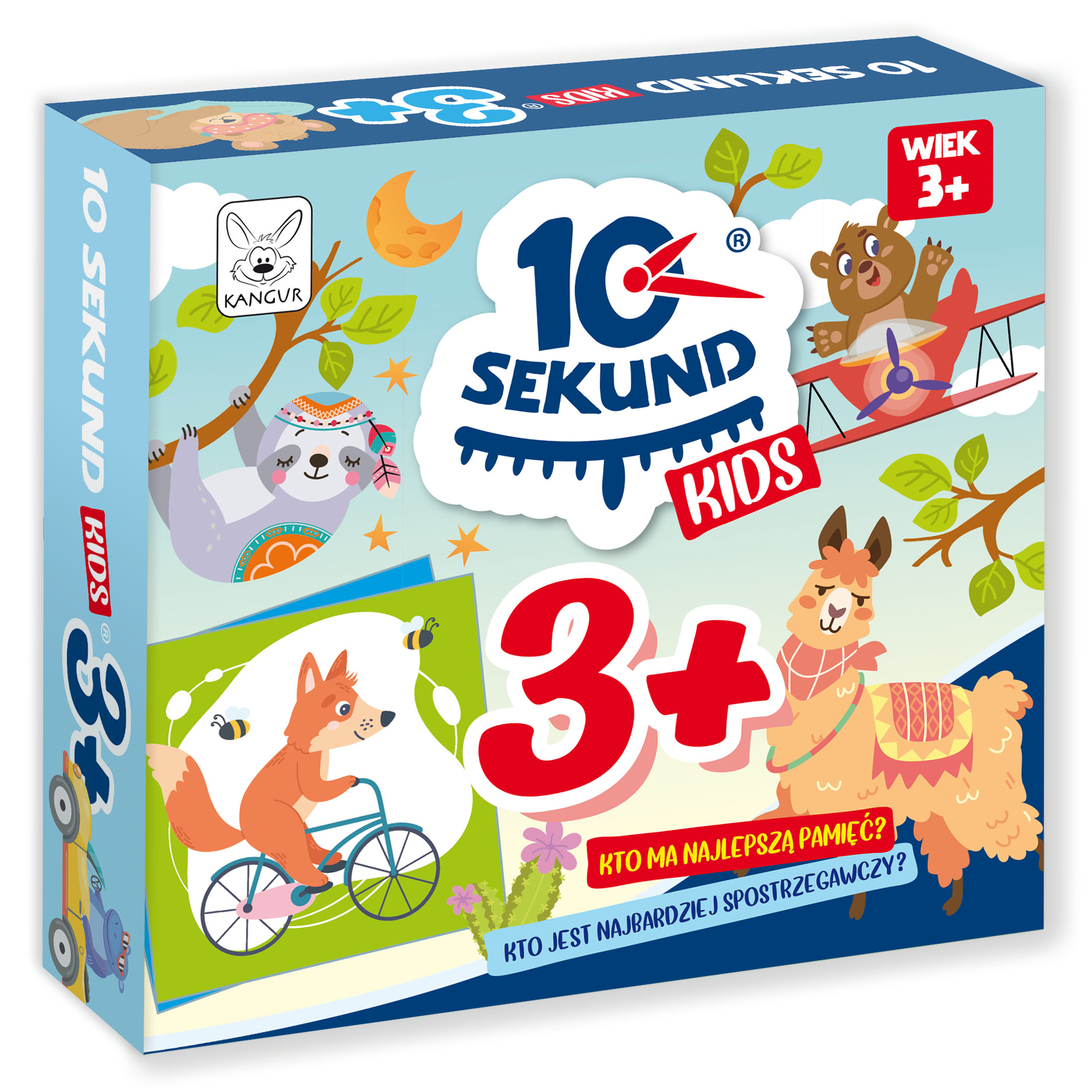 Karty gry 10 Sekund Kids Kangur - szczegóły i elementy gry