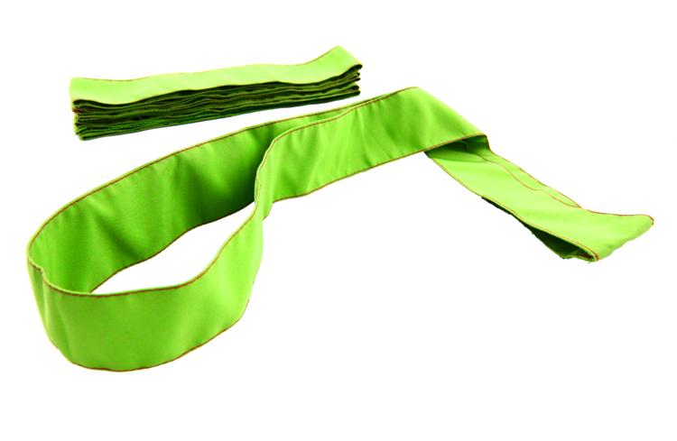 Szarfa gimnastyczna 114 cm zielona — Akson, miły i wytrzymały materiał
