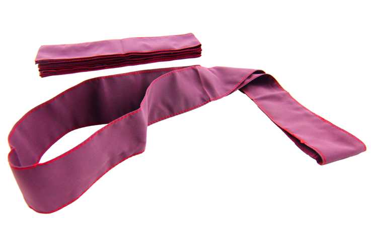 Szarfa gimnastyczna Akson 114 cm x 5,5 cm — fioletowa, miły i wytrzymały materiał
