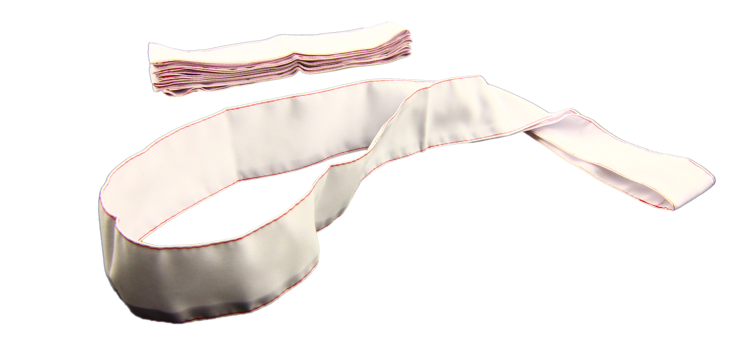 Szarfa gimnastyczna 114 cm x 5,5 cm Akson — widok produktu na białym tle