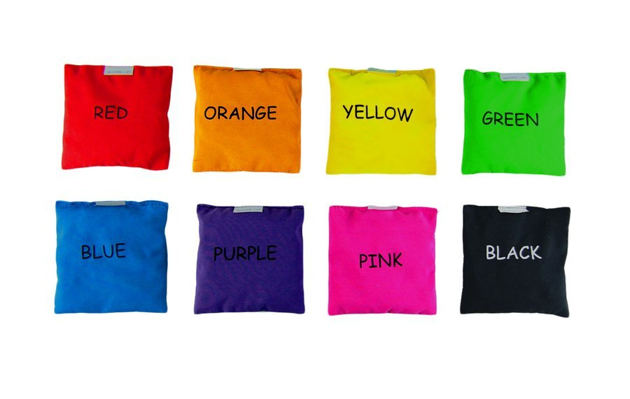 Detale nadruku i kolory woreczków Akson COLOURS