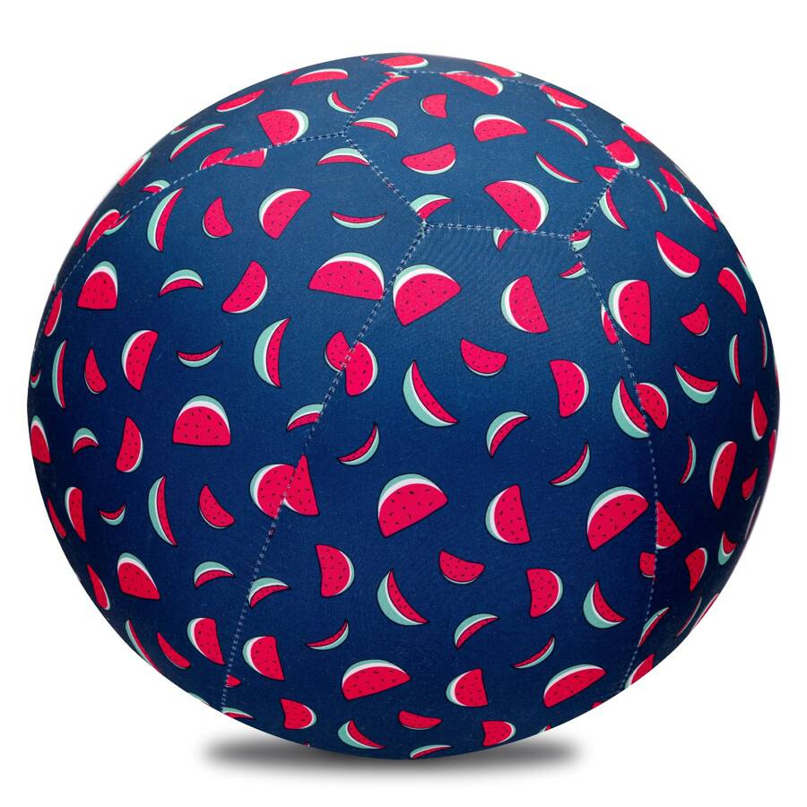 Piłka balonowa Akson 30 cm — pokrowiec granatowy z nadrukiem arbuzy