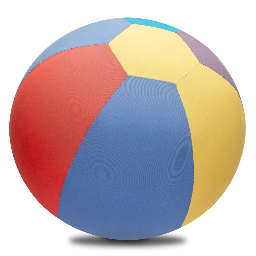 Piłka balonowa Akson 30 cm — pokrowiec w pastelowe pasy
