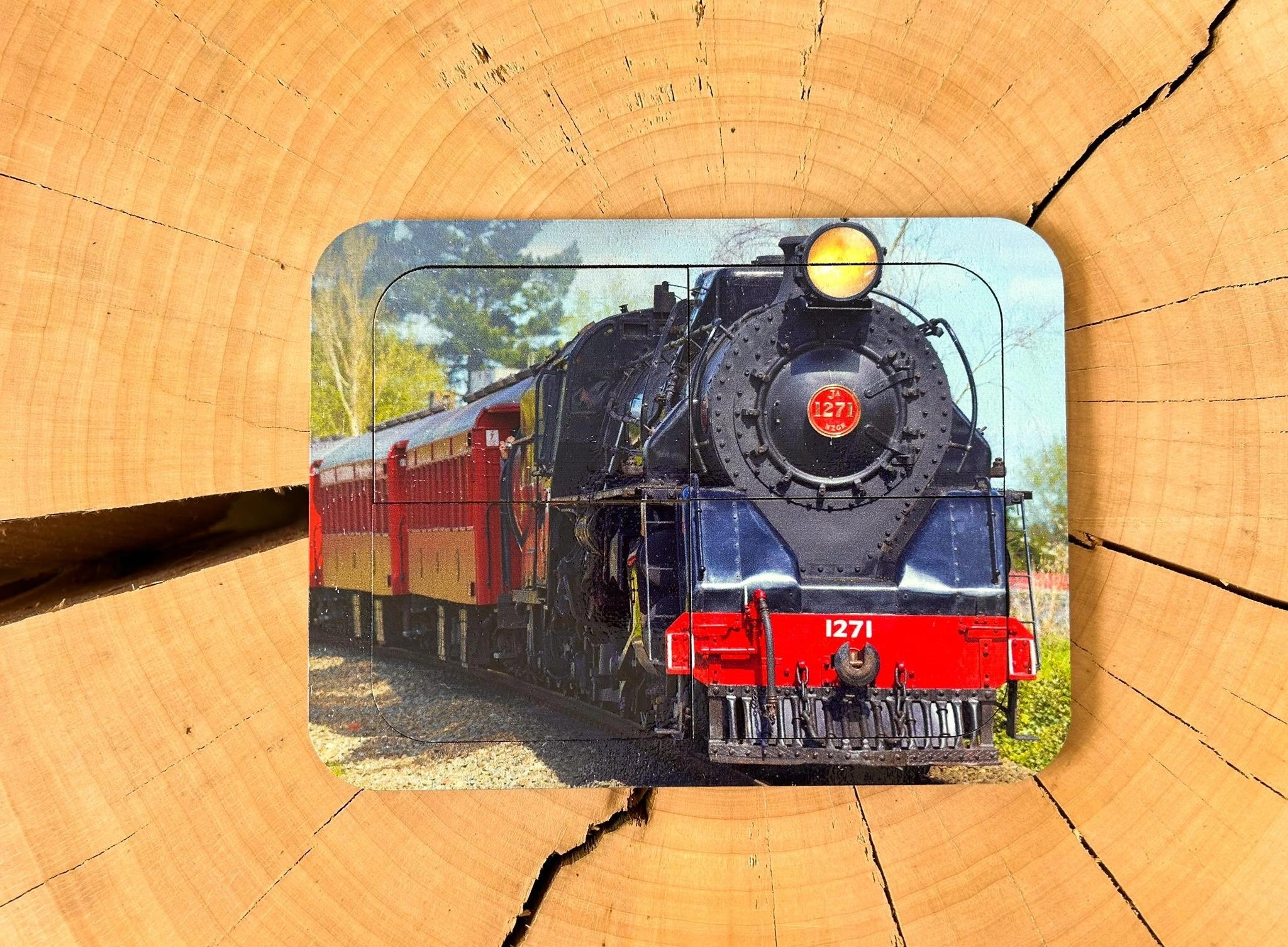 Drewniane puzzle edukacyjne EDUBOBO - układanie zwierząt 4-elementowych