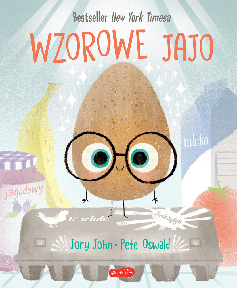 Okładka książki Wzorowe Jajo. Smaczna Banda i emocje HARPERKIDS