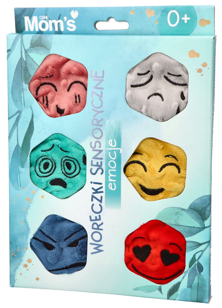 Woreczki sensoryczne Emocje Mom’s Care zestaw 6 sztuk
