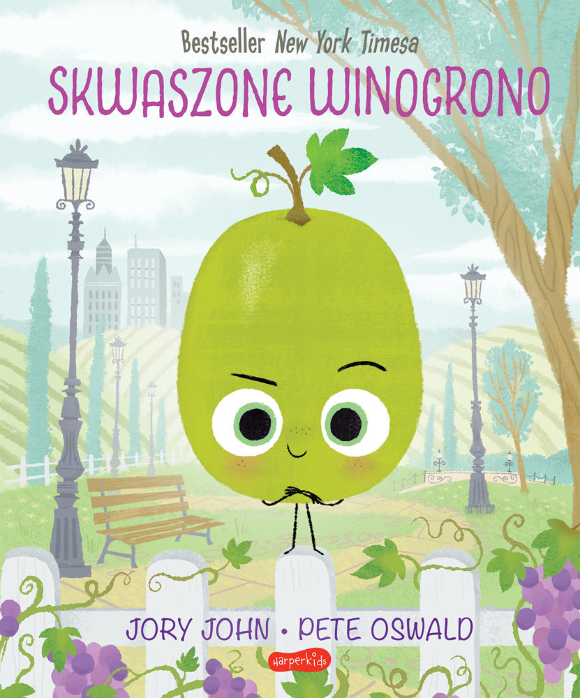Okładka książki Skwaszone Winogrono Smaczna Banda i emocje HARPERKIDS