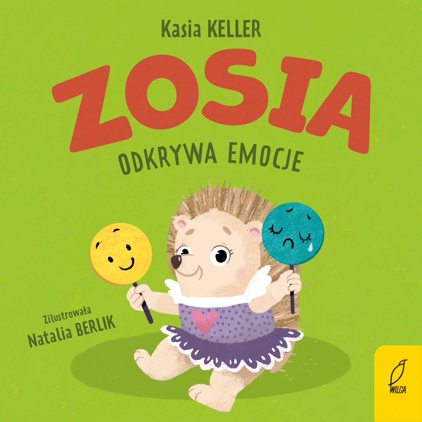 Zosia odkrywa emocje - kartonowa książeczka dla dzieci Wilga