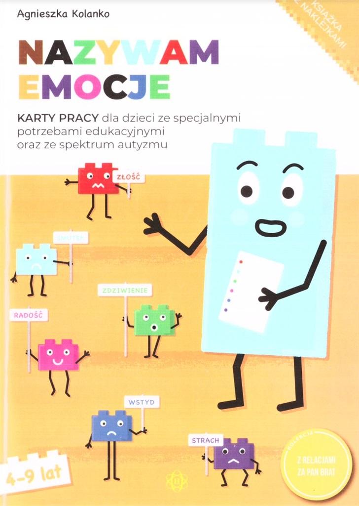 Okładka kart pracy Nazywam emocje HARMONIA