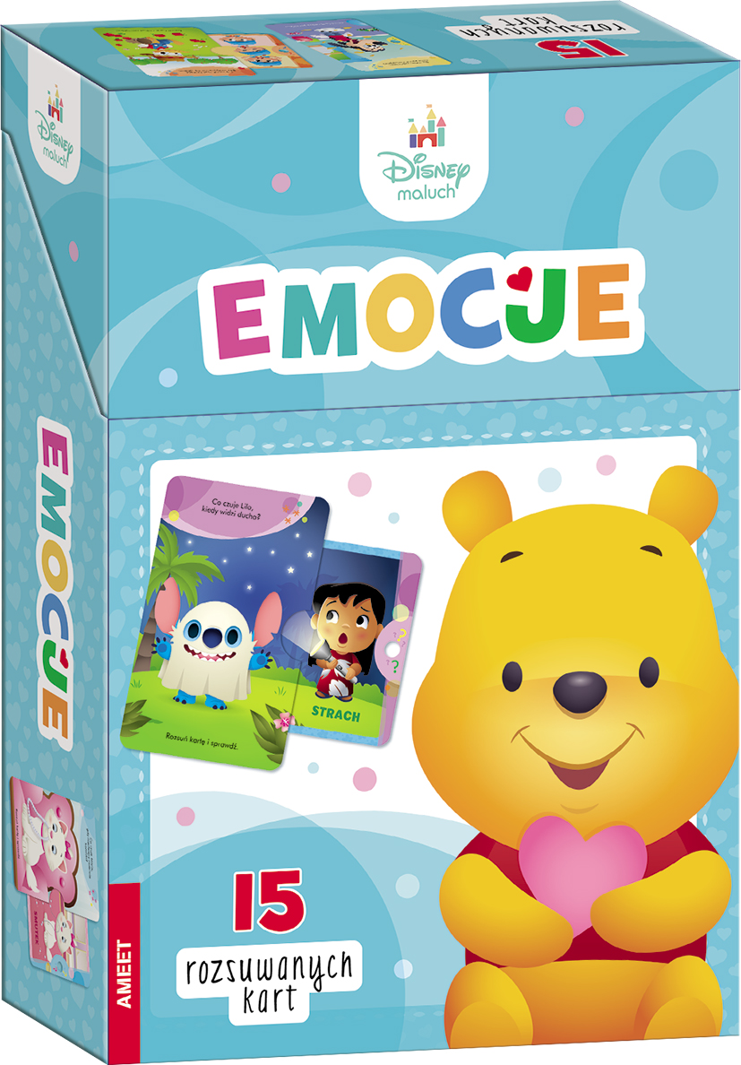 Disney Maluch Karty Emocje AMEET - zestaw edukacyjnych kart do nauki emocji