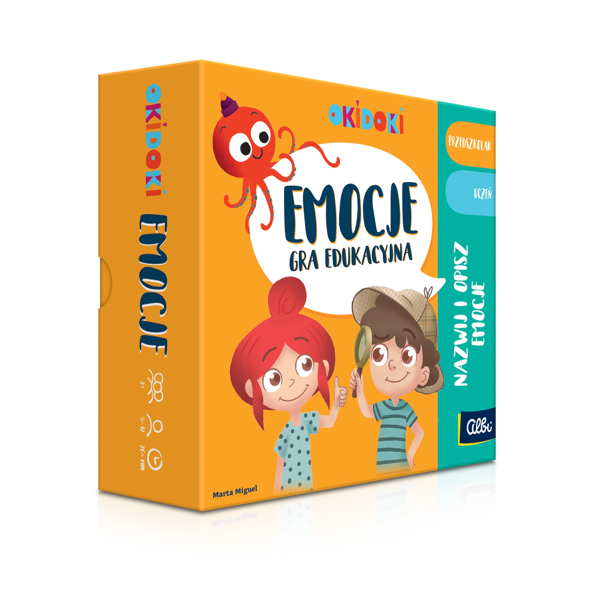 ALBI OKIDOKI Emocje gra edukacyjna 40 kart dla dzieci 5-12 lat