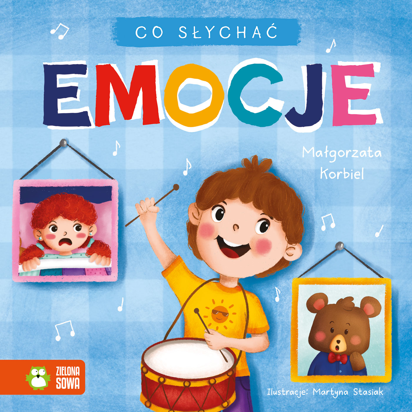Książeczka Emocje. Co słychać ZIELONA SOWA