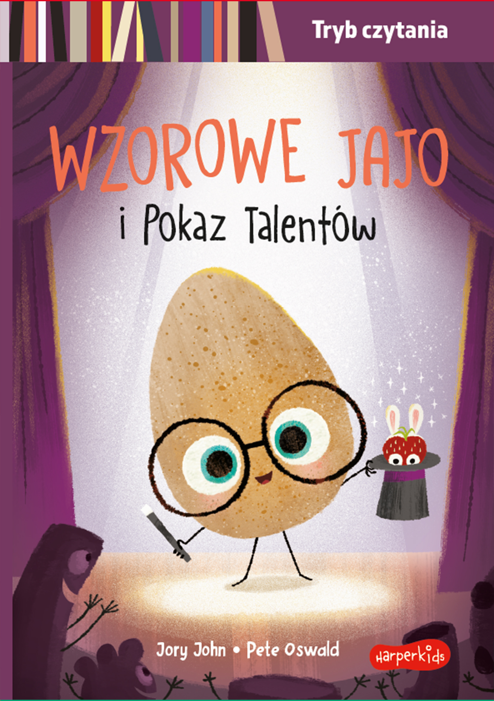 Okładka książki Wzorowe Jajo i pokaz talentów HARPERKIDS