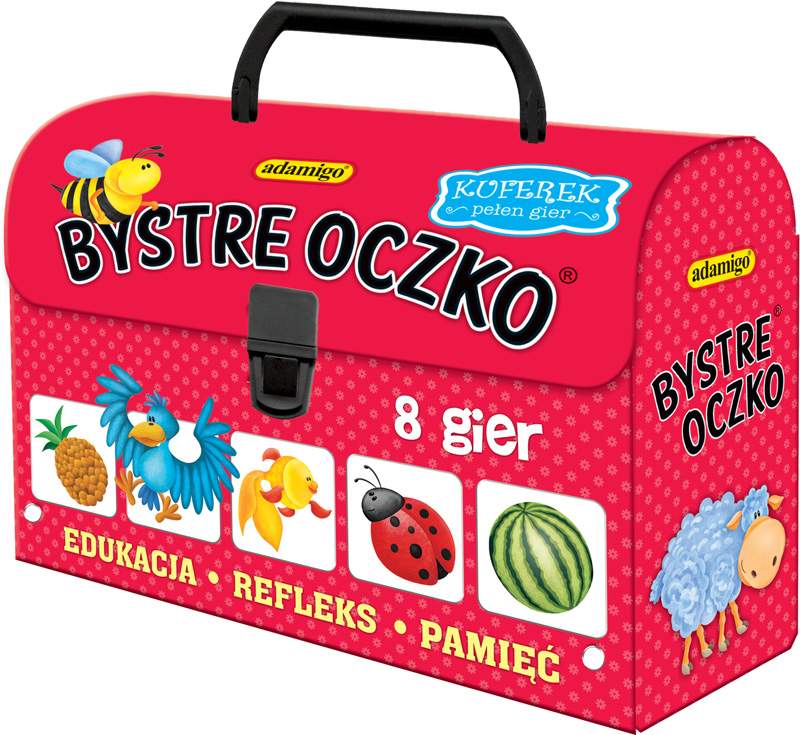 Gra Kuferek Bystre Oczko ADAMIGO – plansze i kartoniki