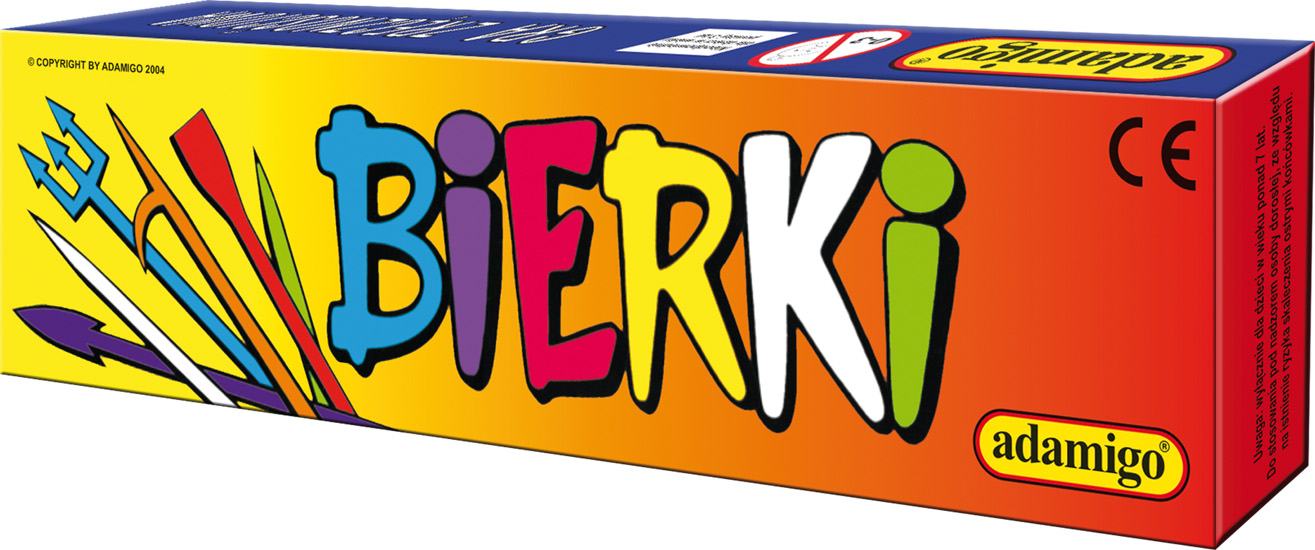 Zestaw bierek do gry Bierki ADAMIGO różne kształty