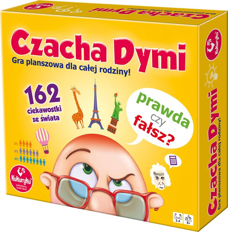 Gra Czacha dymi KUKURYKU - plansza i elementy gry