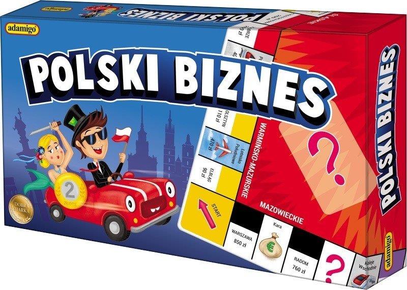 Gra planszowa Polski Biznes ADAMIGO - plansza i elementy gry