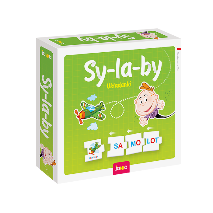 Gra Sylaby JAWA edukacyjna układanka sylab dla dzieci 6-10 lat