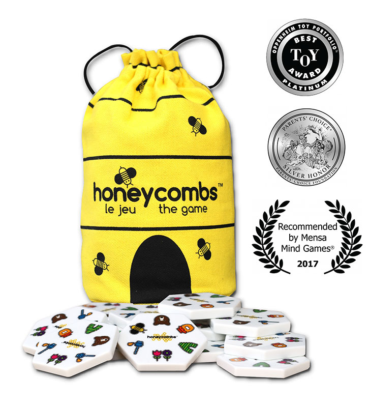 Gra Honeycombs plastry miodu PIATNIK - plansza i płytki