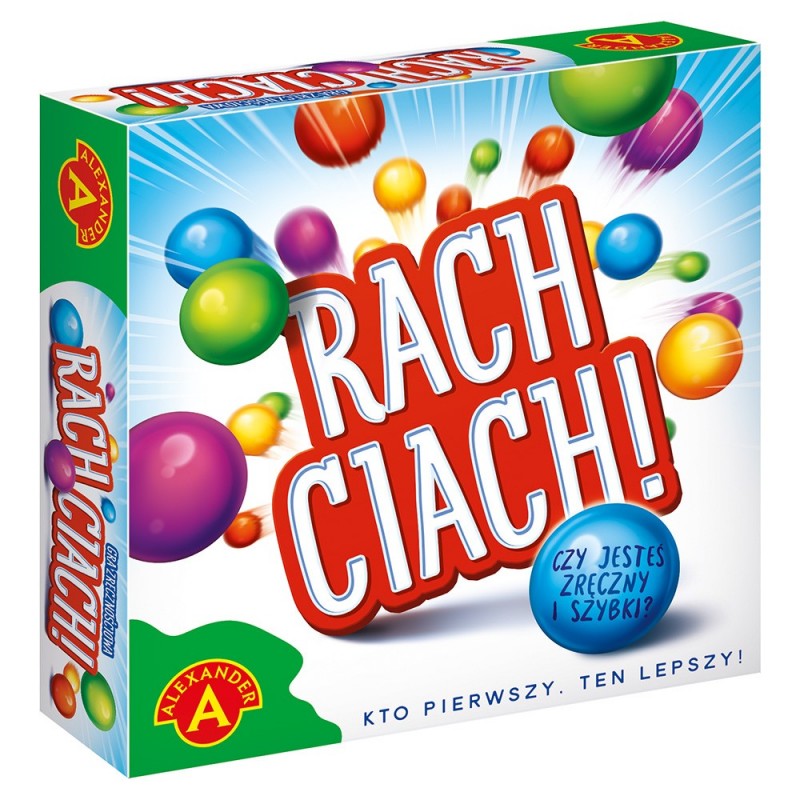 Gra Rach ciach wersja familijna ALEXANDER - plansza i elementy gry