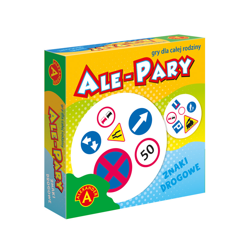 Gra Mini Ale Pary Znaki Drogowe ALEXANDER - karty do rozgrywki