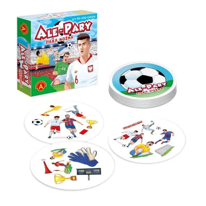 Gra karciana Mini Ale Pary piłka nożna ALEXANDER - zestaw kart