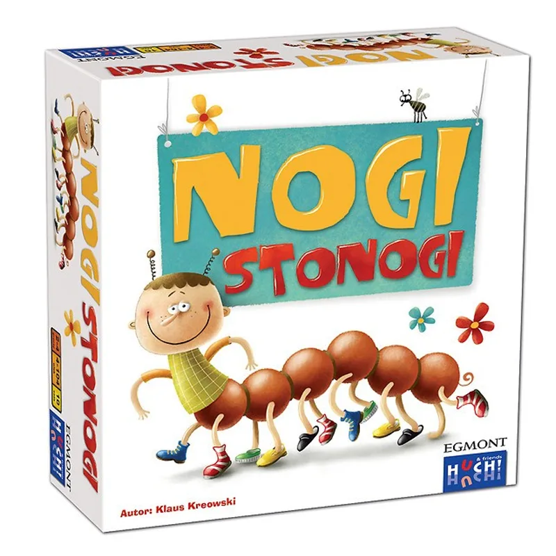 Gra Nogi Stonogi EGMONT kolorowa planszówka dla dzieci