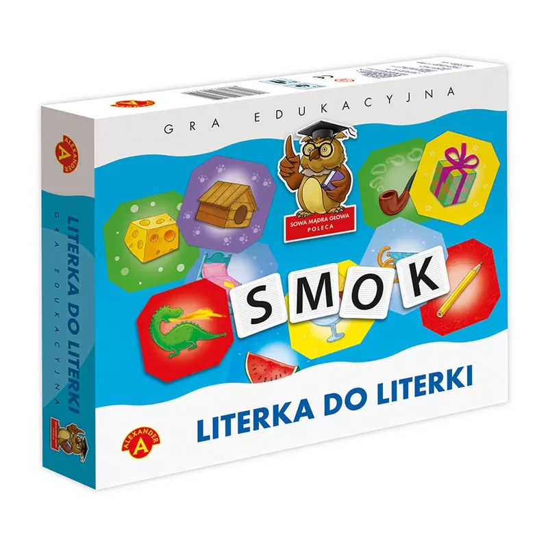 Gra Literka do literki ALEXANDER - plansza i elementy gry