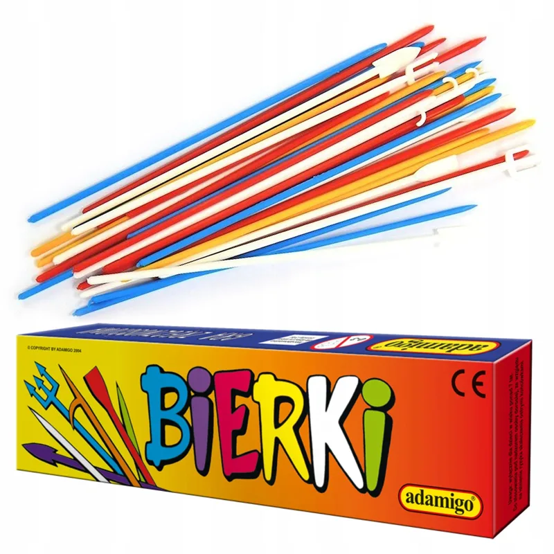 Gra Bierki klasyczna ADAMIGO zestaw bierek