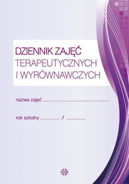 Dziennik zajęć terapeutycznych i wyrównawczych HARMONIA okładka