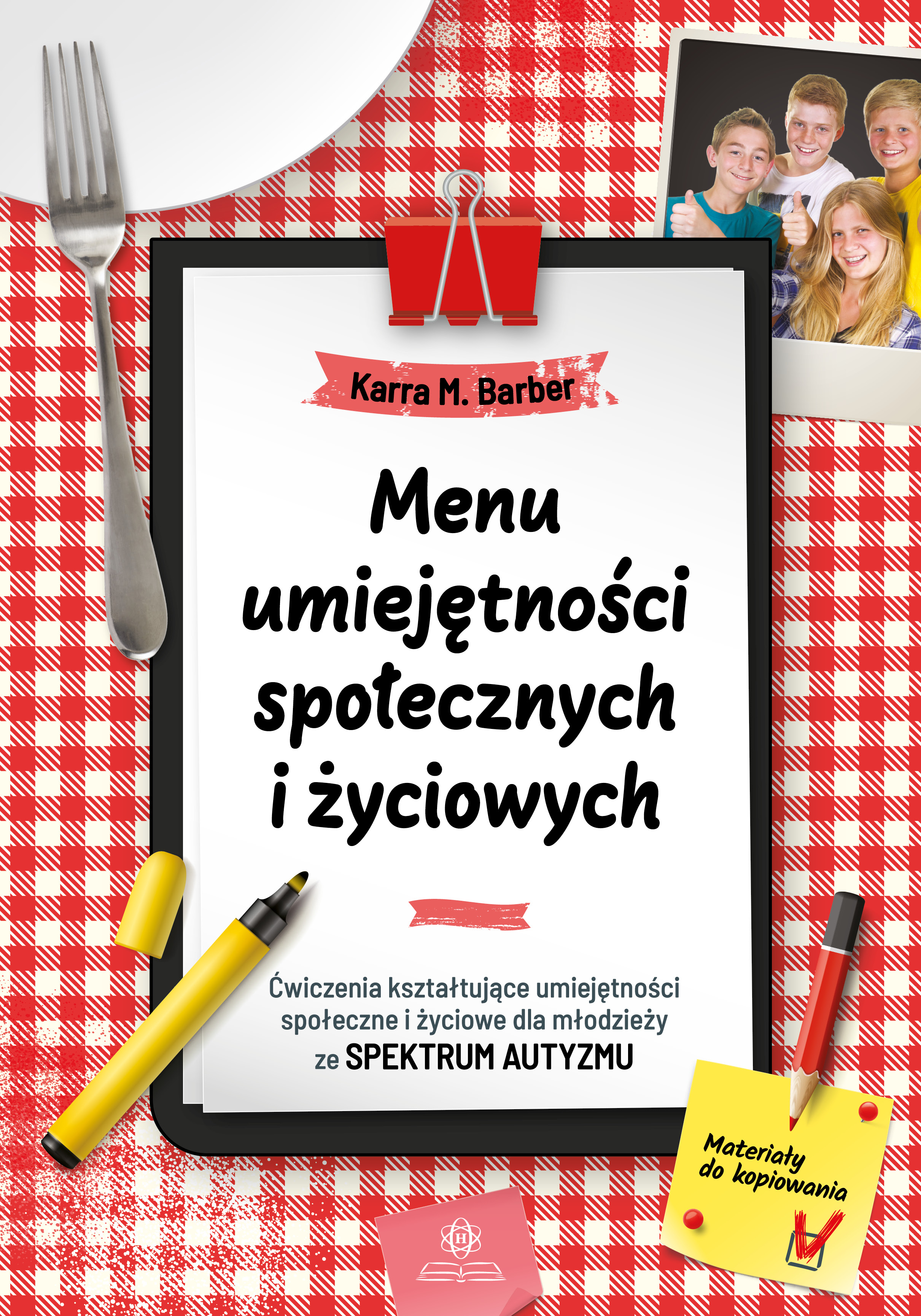 Menu umiejętności społecznych i życiowych HARMONIA okładka książki