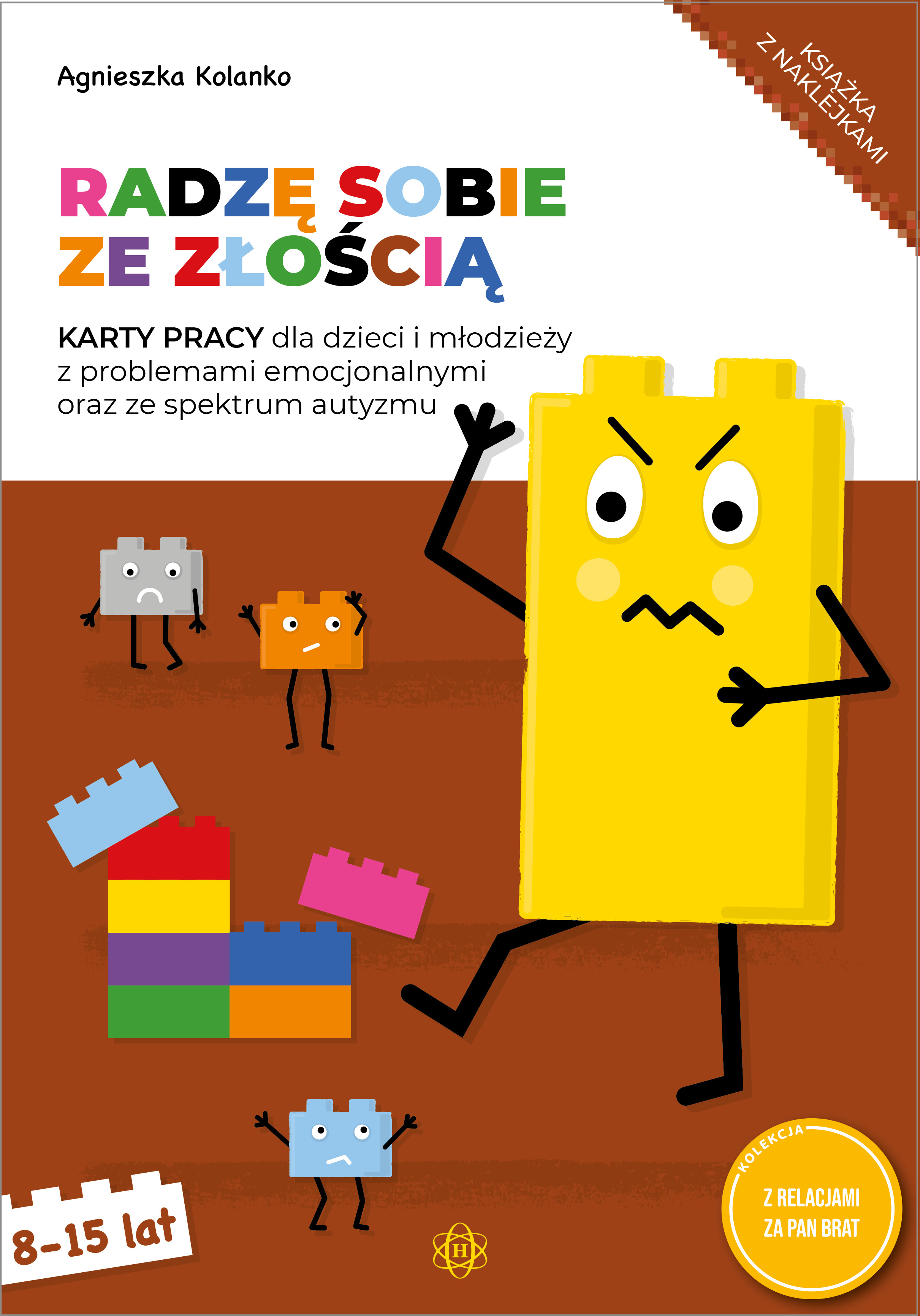 Zestaw kart pracy Radzę sobie ze złością HARMONIA dla dzieci i młodzieży 8–15 lat