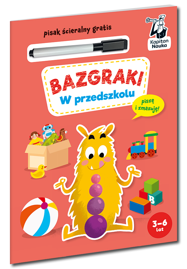 Bazgraki. W przedszkolu zeszyt edukacyjny EDGARD okładka