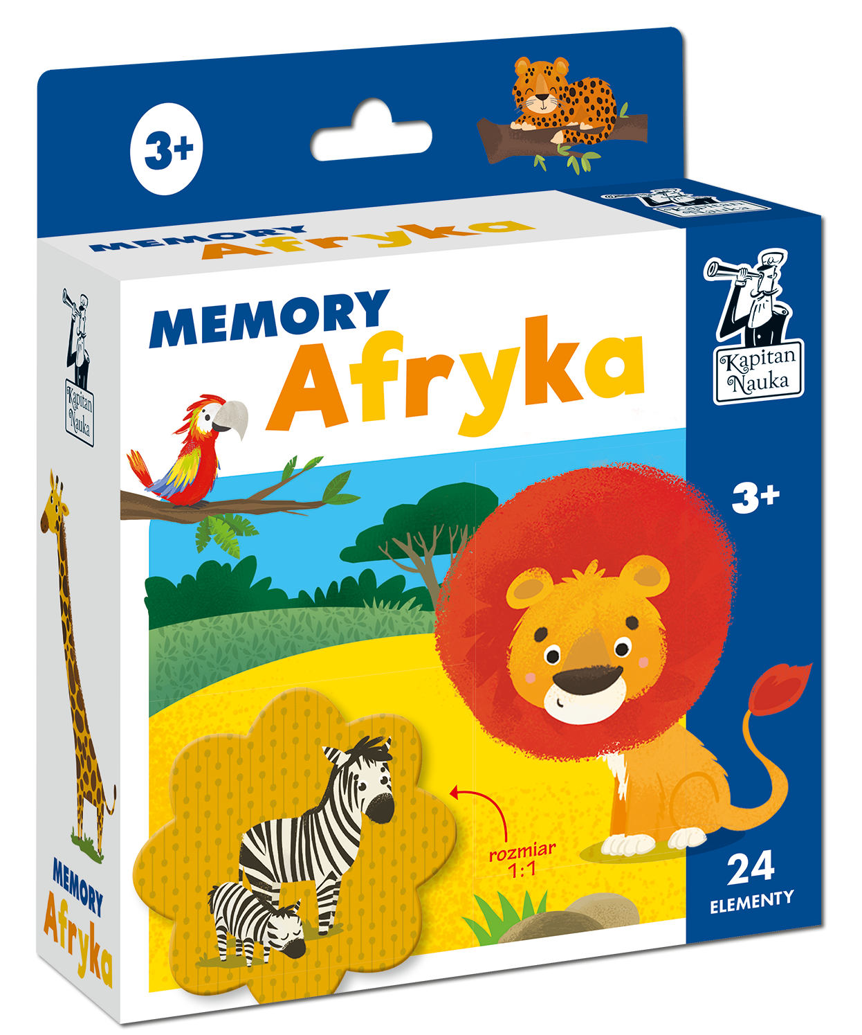 Kapitan Nauka Afryka Memory gra pamięciowa EDGARD