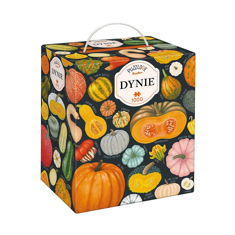 Puzzle Dynie 1000 elementów CZUCZU - ilustracja jesiennych dyń