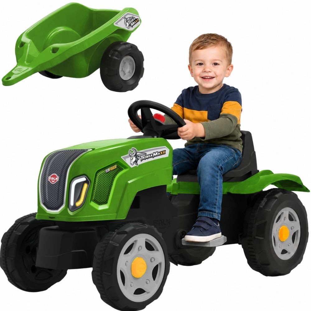 Traktor na pedały Claas Terra Maxx FALK widok z boku