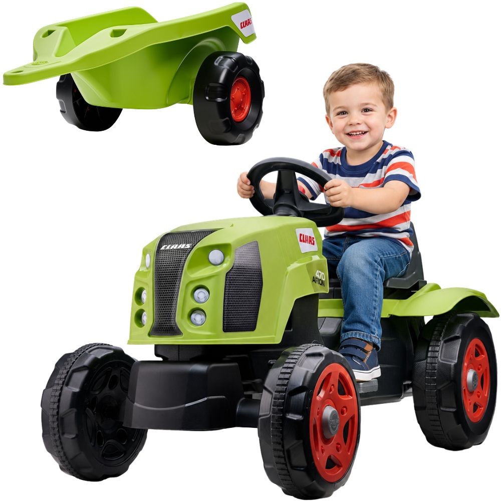 Traktor na pedały Claas Arion 470 FALK - widok z boku