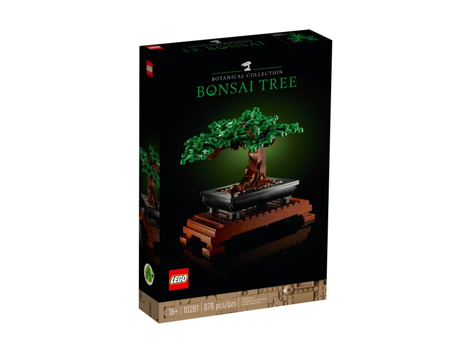 LEGO Botanicals Drzewko Bonsai 10281 - zestaw 878 elementów z wymiennymi liśćmi i kwiatami