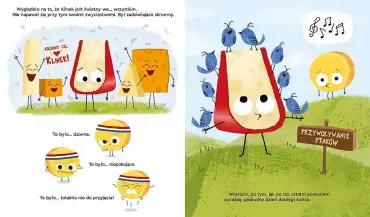 Ilustracja z książki Wielki Ser. Smaczna Banda i emocje