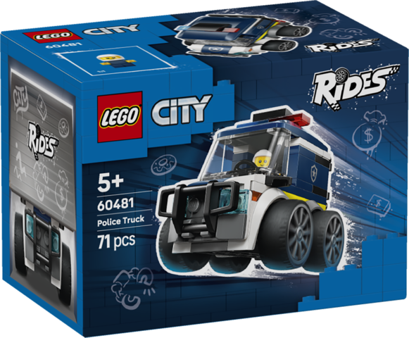 Model LEGO City Ciężarówka policyjna 60481 z minifigurką małego policjanta