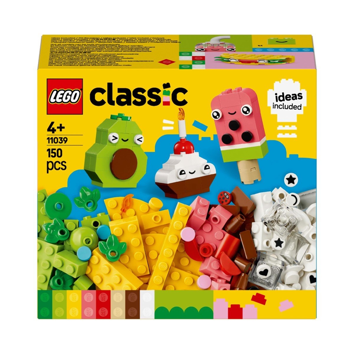 Zestaw LEGO Classic Kreatywne smakołyki z 150 elementami i kolorowymi klockami LEGO®
