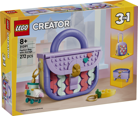 Zestaw LEGO Creator 3w1 Modna torebka ze schowkiem 31391 marki LEGO