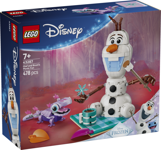 Zestaw LEGO Disney Piknik Olafa i Bruniego 43287 z postaciami i akcesoriami