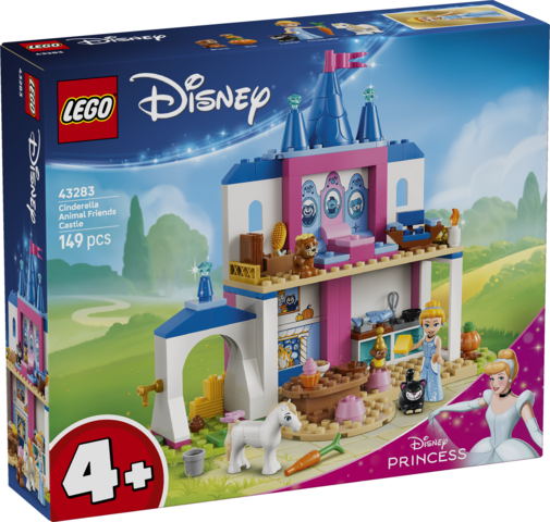 LEGO Disney Princess Zamek Kopciuszka i jej zwierzęcych przyjaciół - zestaw LEGO® 43283