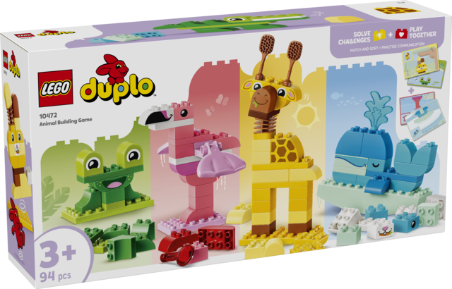 LEGO Duplo Town Gra w budowanie zwierzątek 10472 zestaw konstrukcyjny dla dzieci od 3 lat