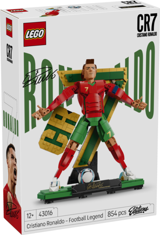 LEGO Editions Cristiano Ronaldo kolekcjonerski model figurka 854 elementy