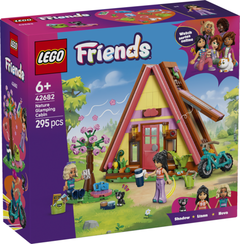 LEGO Friends Domek na luksusowym kempingu 42682 z minilaleczkami i akcesoriami